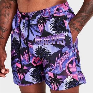 MEN'S ADIDAS ORIGINALS PALM SWIM SHORTS
